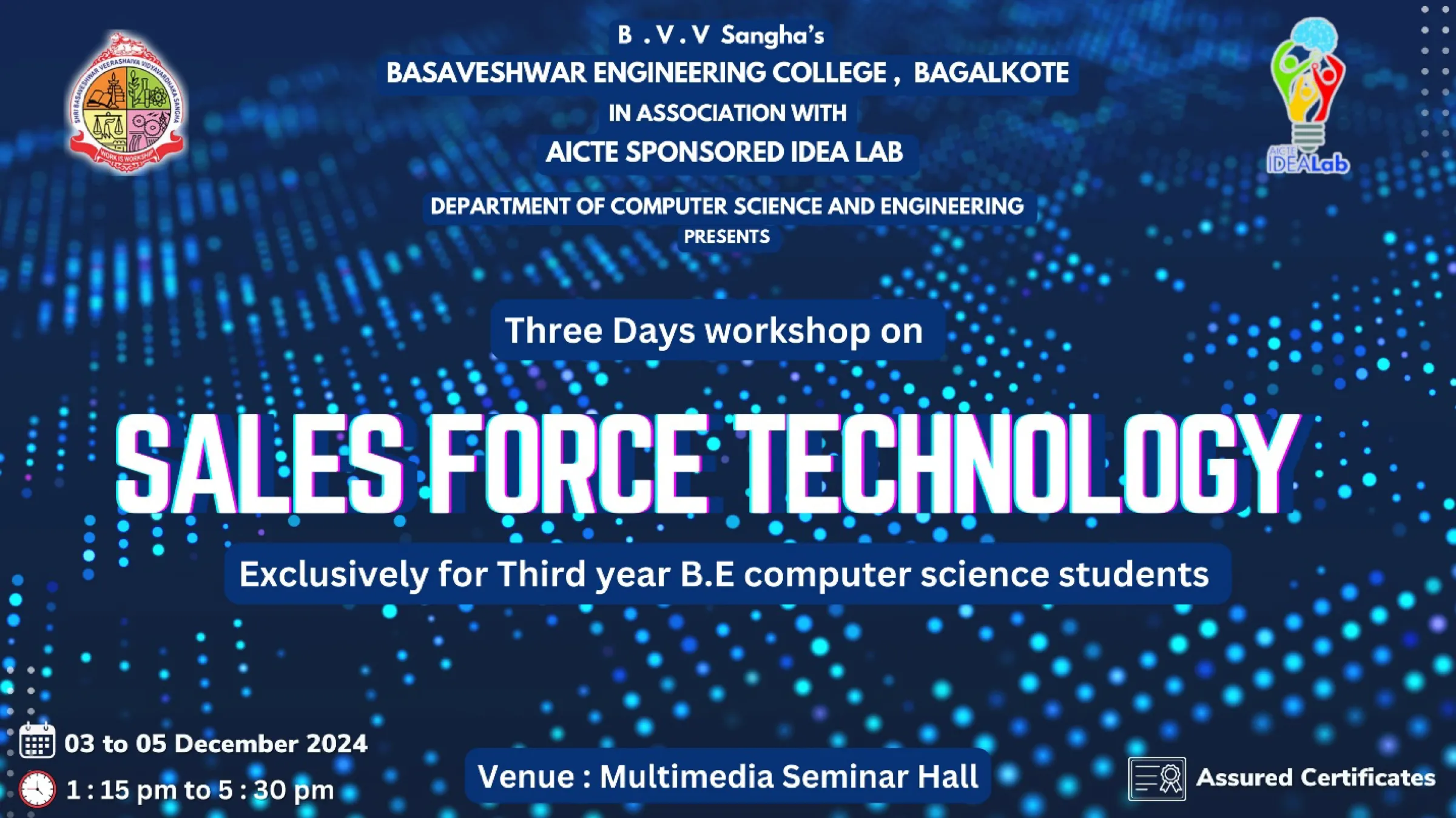 Industry interaction with students of Basaveshwar Engineering College, Bagalkote — activity 1