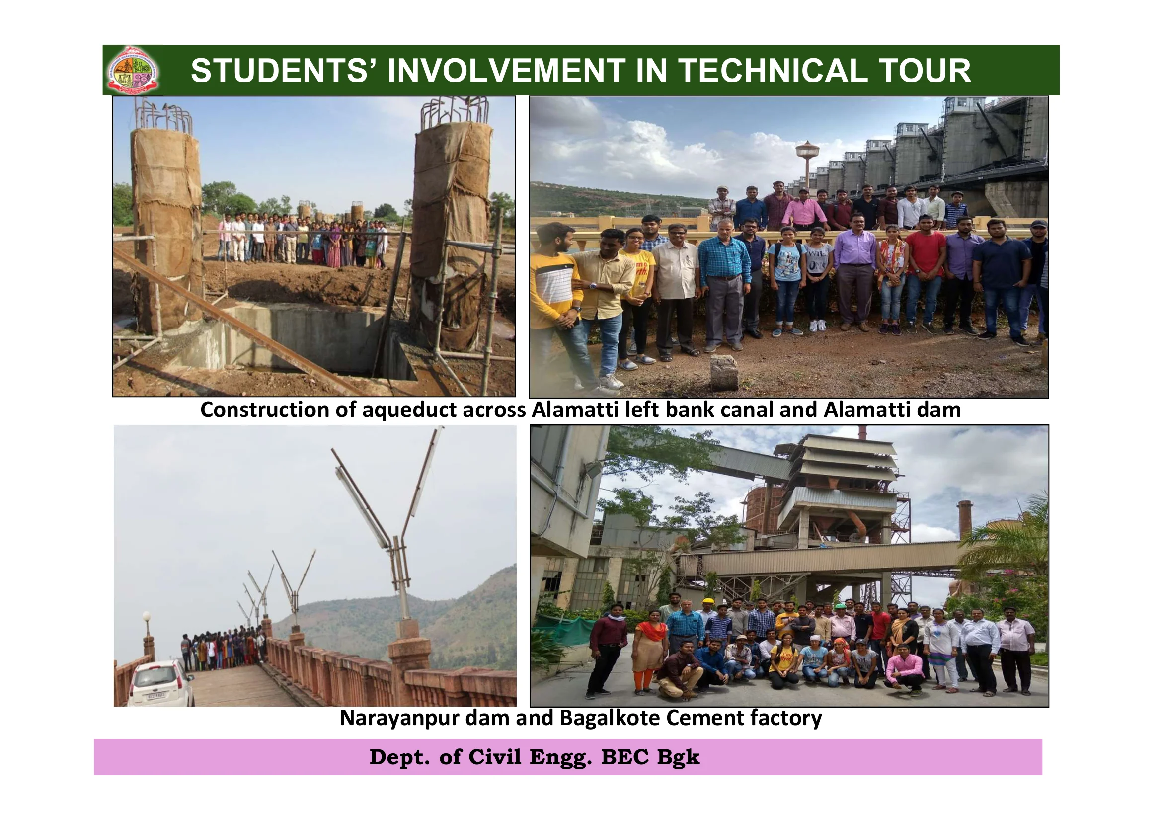 Technical Tour — Alamatti & Narayanpur Dams and Bagalkote Cement Factory