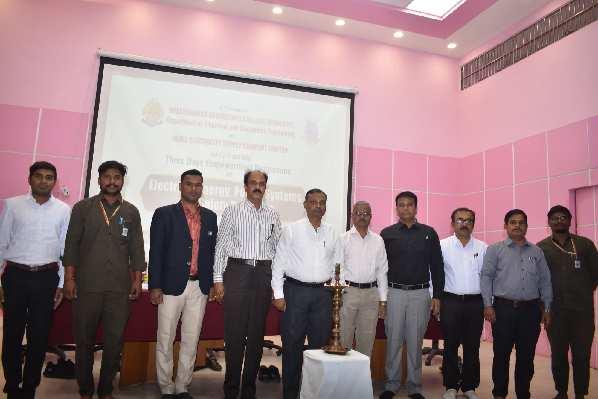 Inauguration of a department programme on energy systems
