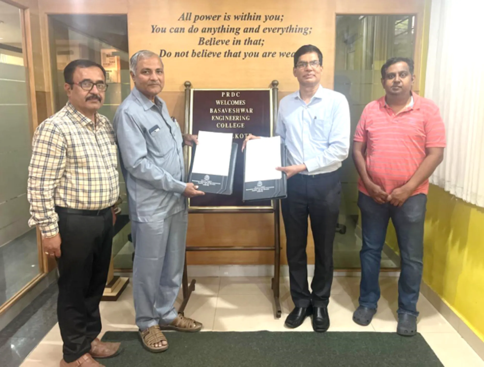 Electrical & Electronics Engineering — MoU signing