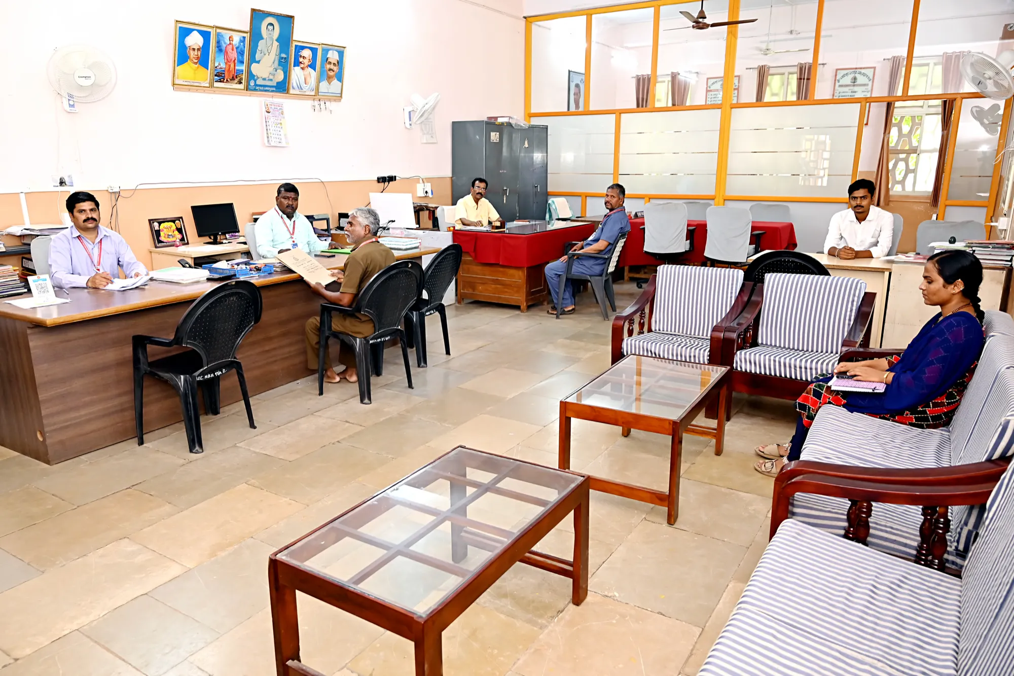 Hostel office at Basaveshwar Engineering College hostels