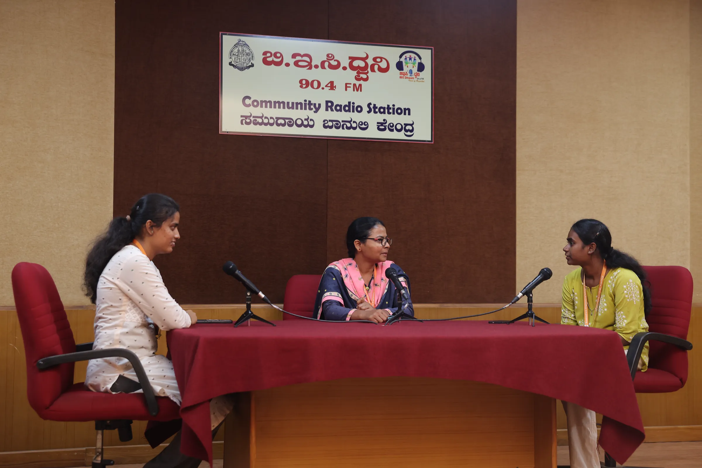 BEC Dhwani 90.4 FM community radio studio at Basaveshwar Engineering College 5