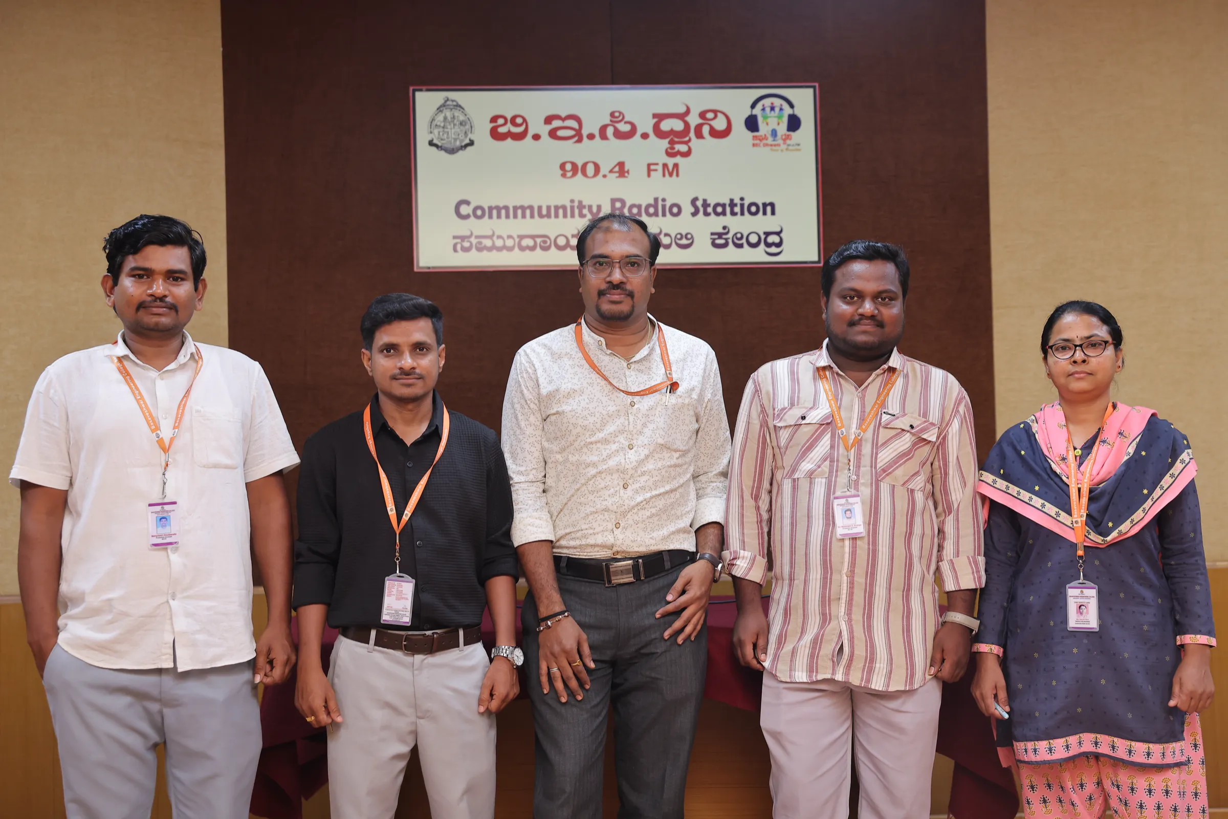 BEC Dhwani 90.4 FM community radio studio at Basaveshwar Engineering College 6