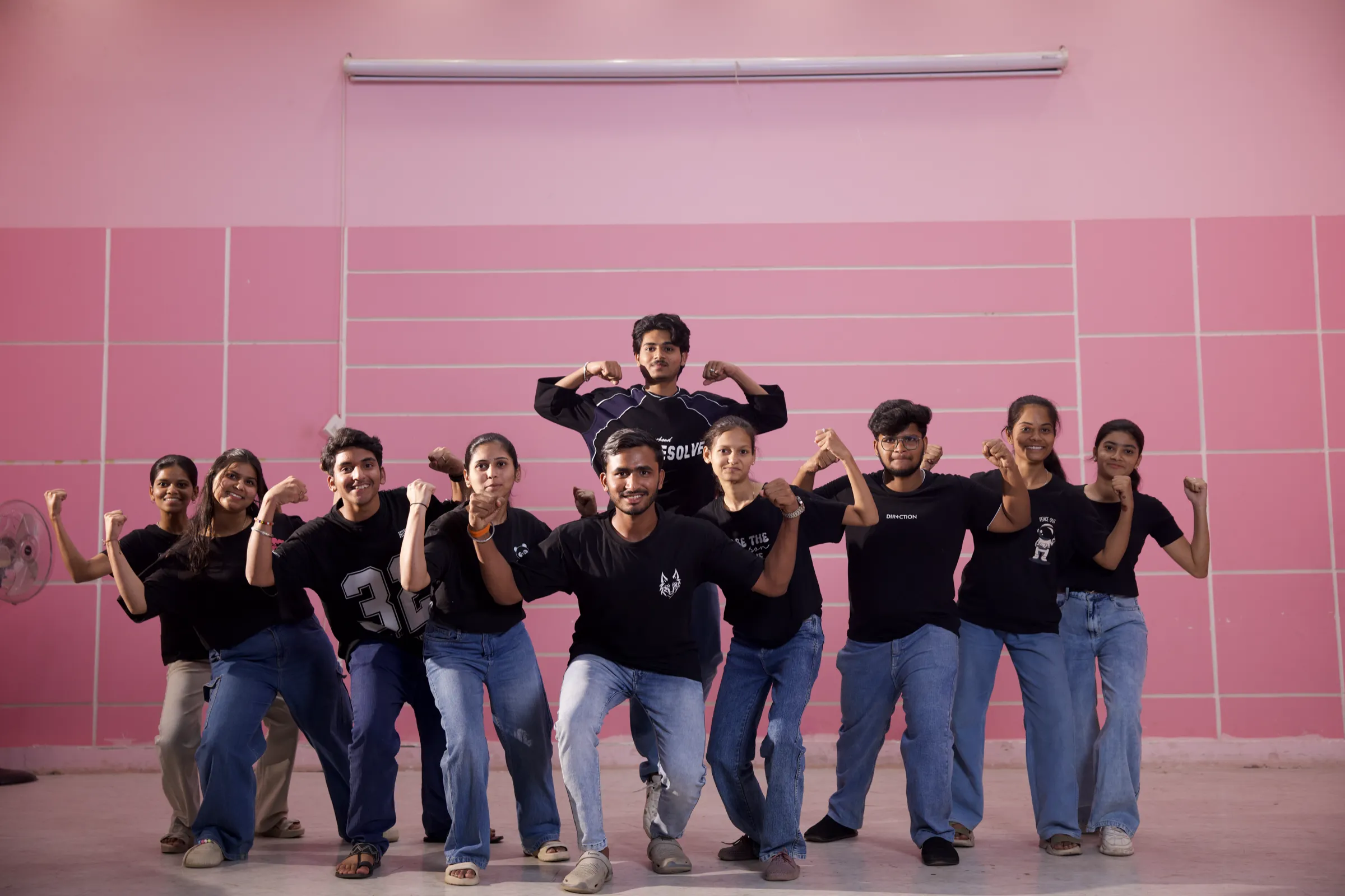 Cultural performance by students at Basaveshwar Engineering College