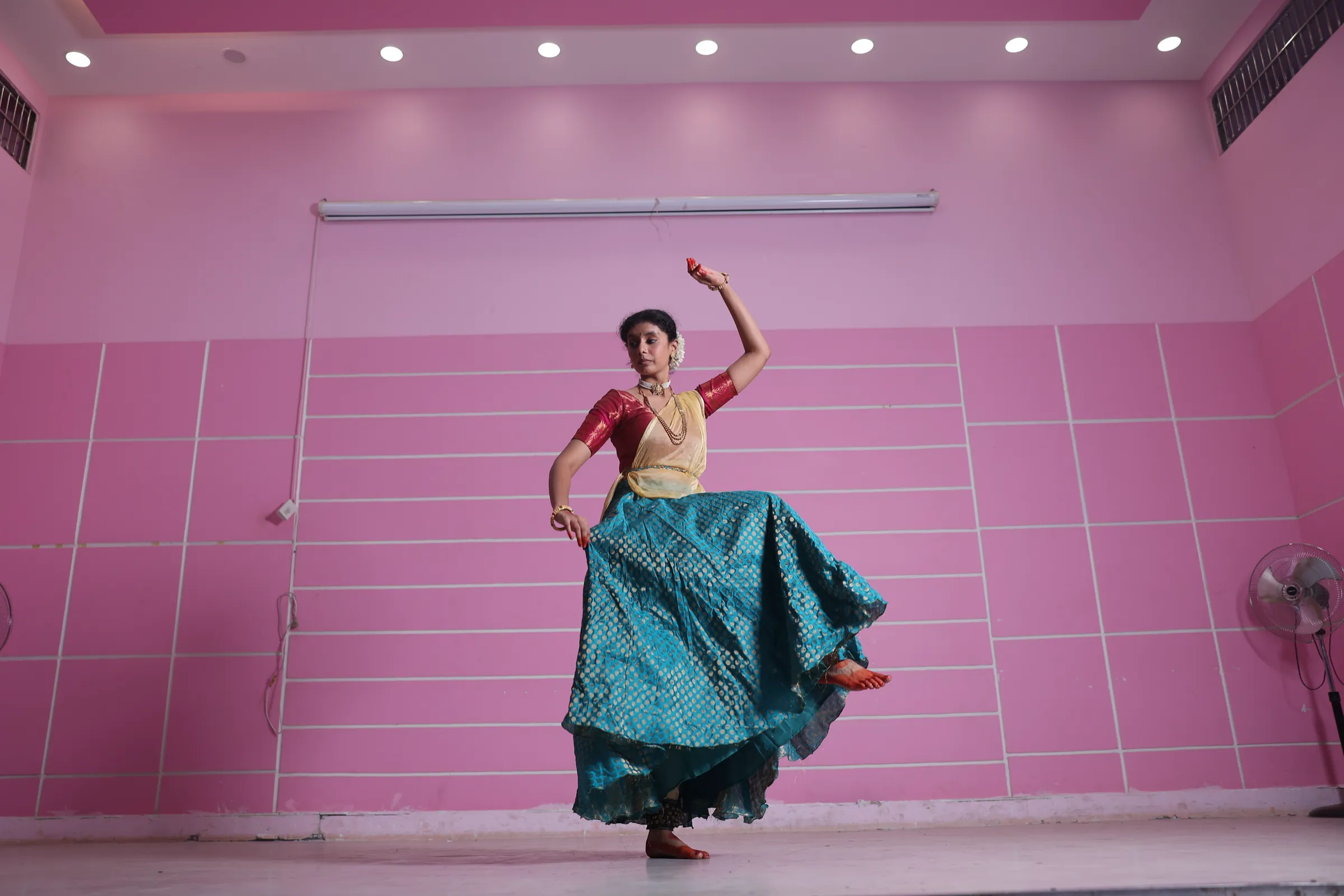 Cultural performance by students at Basaveshwar Engineering College